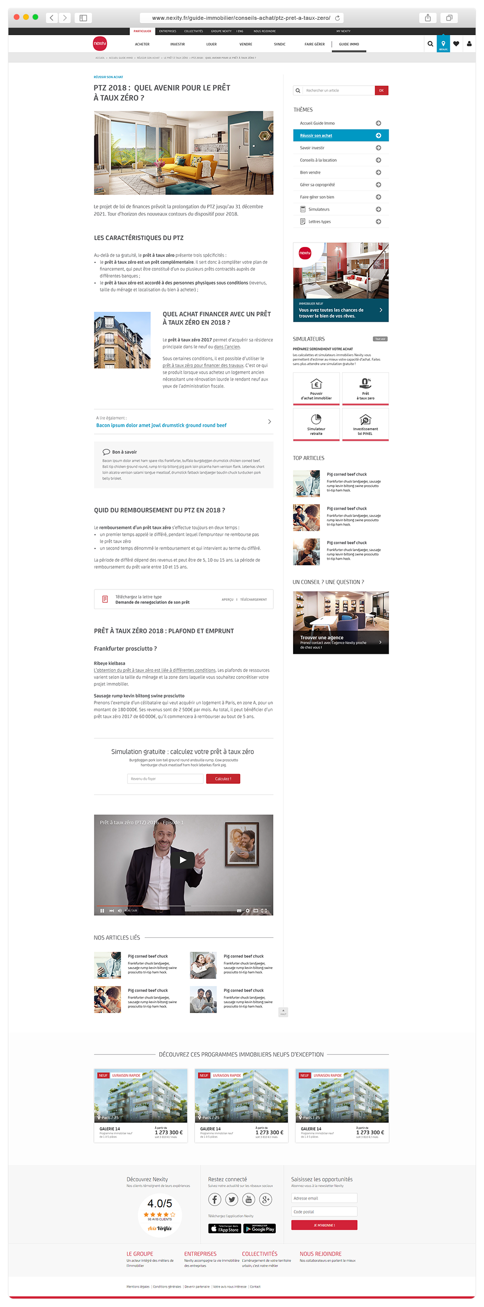 Page article