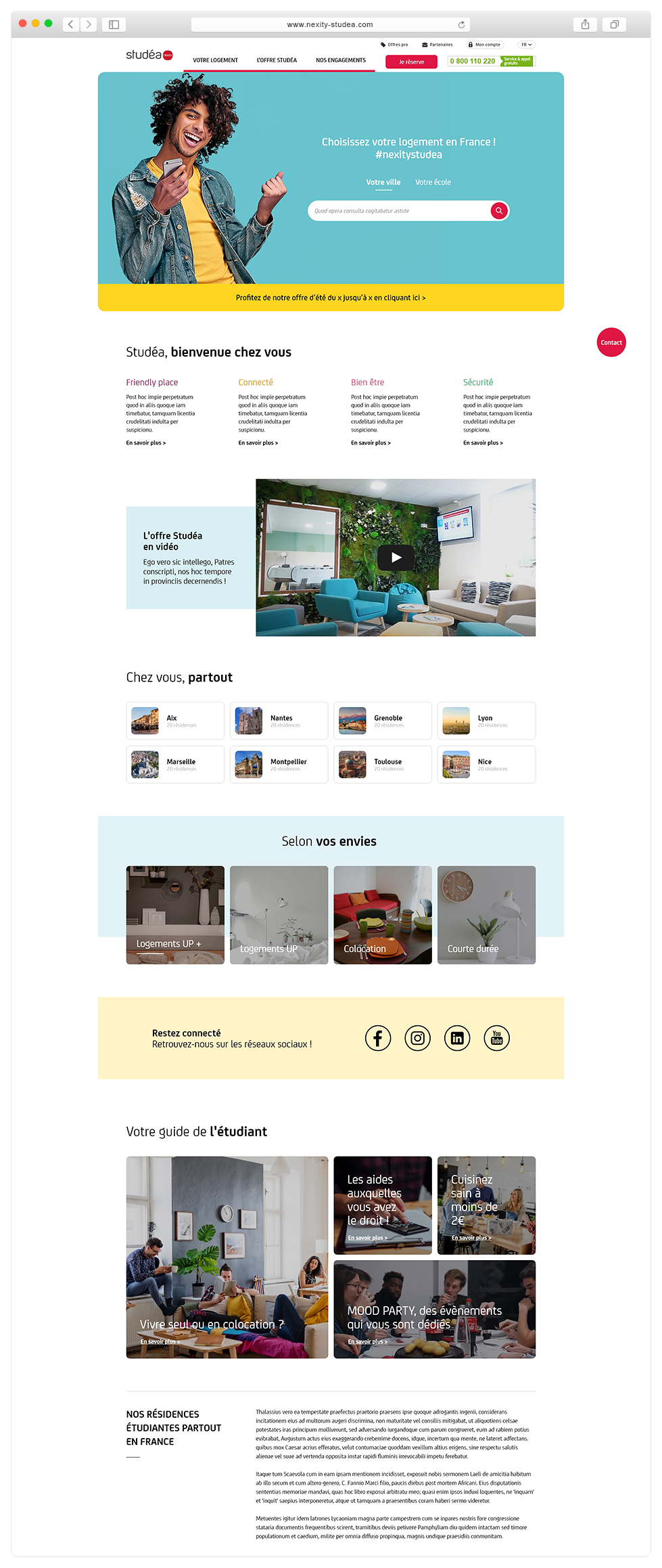 Homepage Studea